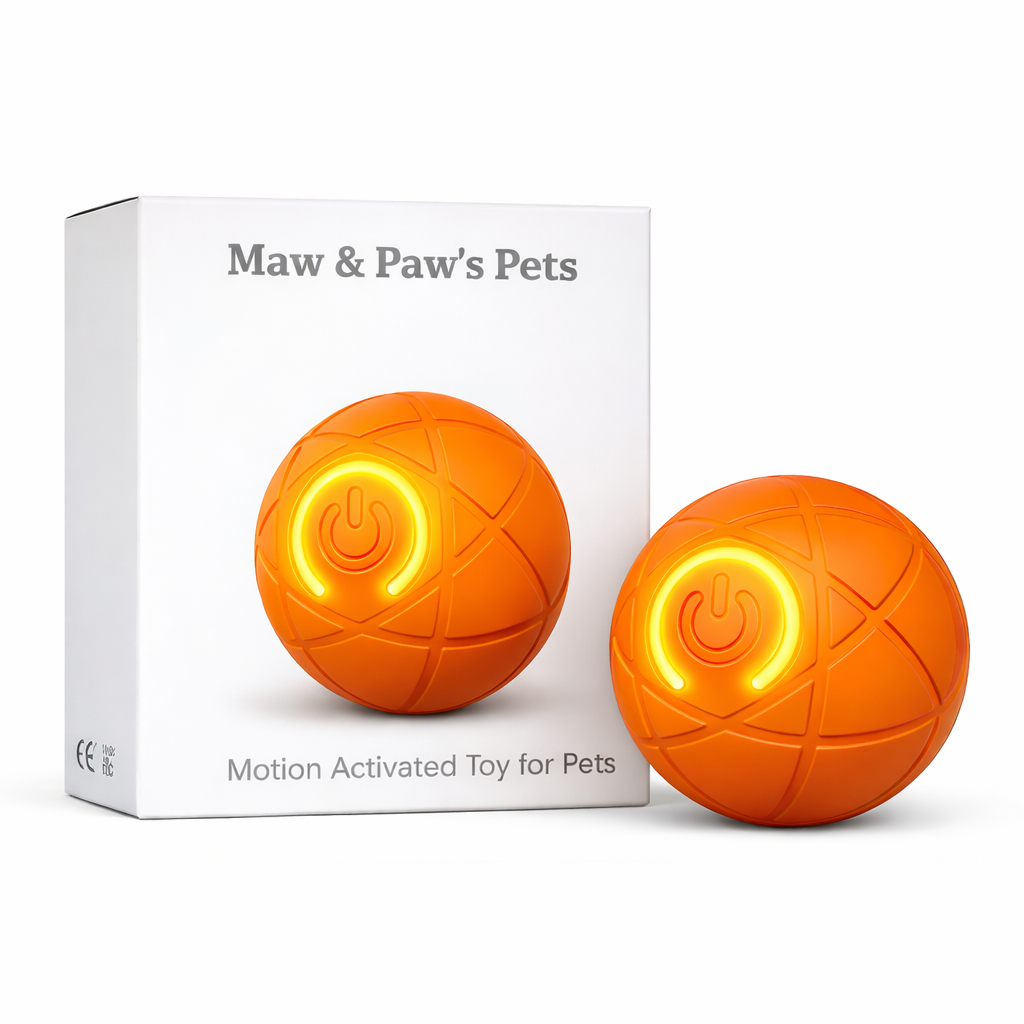 Automatic Interactive LED Dog Ball – Motion Activated Toy for Dogs & Cats