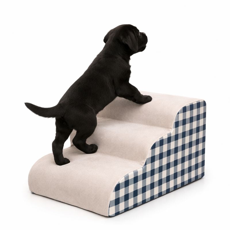 Non‑Slip Dog Stairs for Bed & Couch – High Density Foam Pet Steps for Dogs