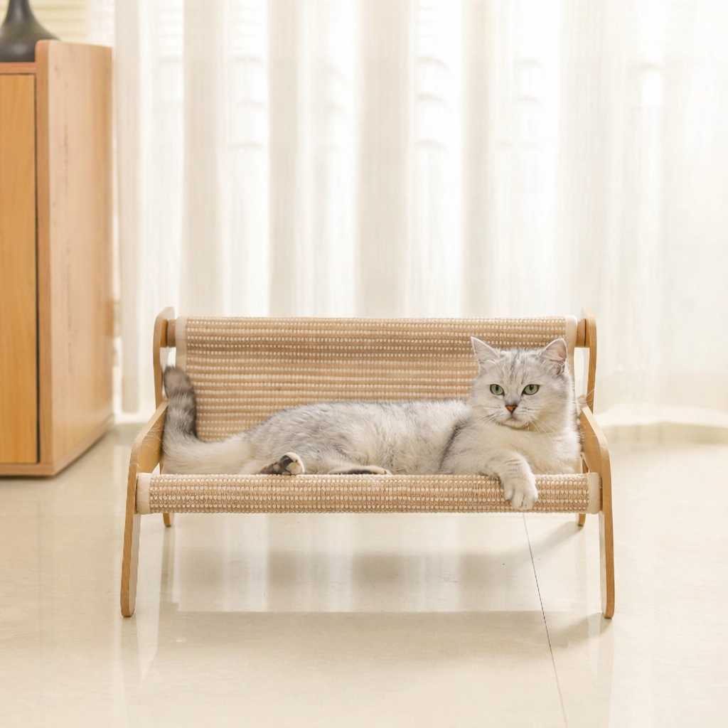 Cat Lounge Sofa | Scratch Bed – Elevated Rest & Play