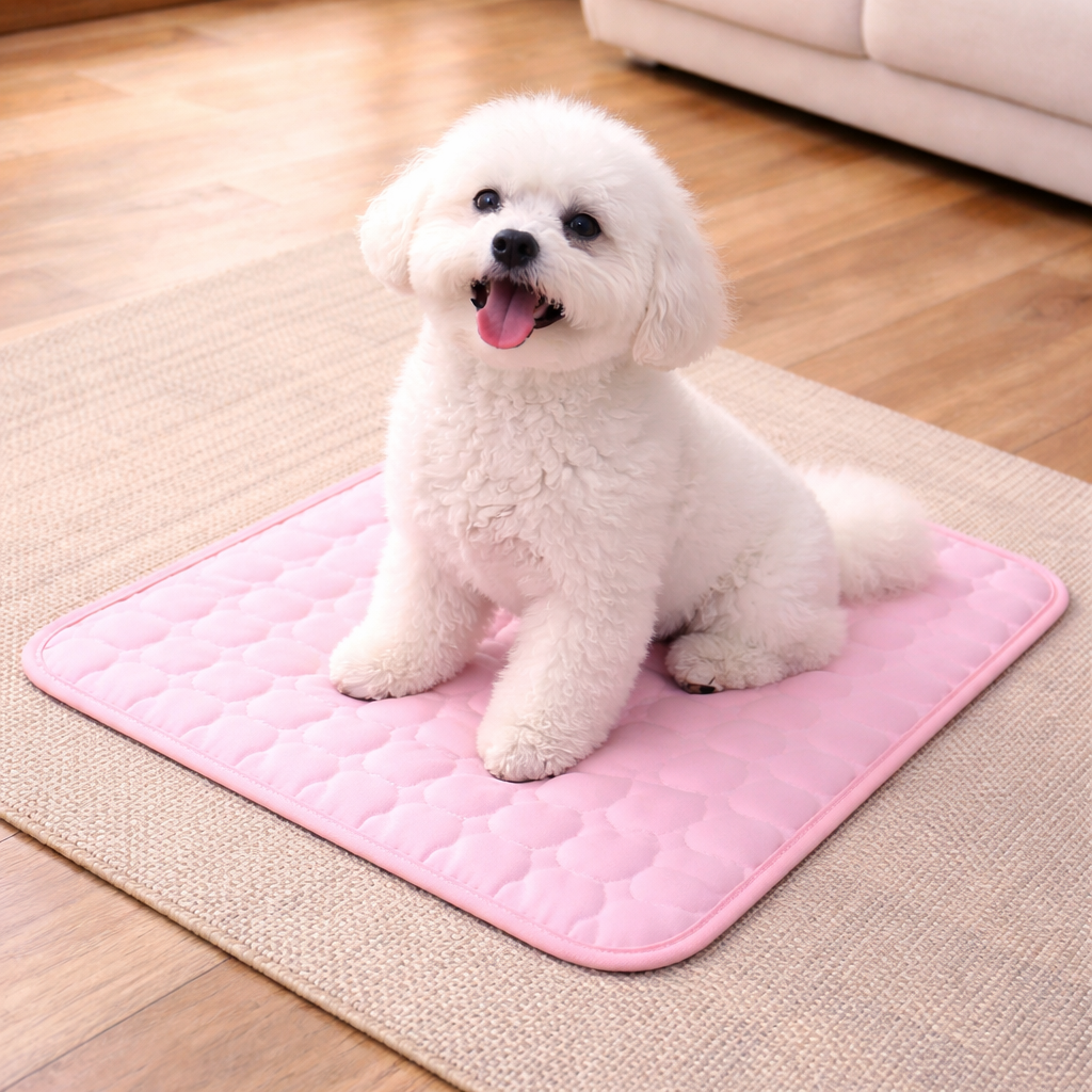Dog Cooling Mat – Breathable Self‑Cooling Pad for Summer, Lightweight & Washable