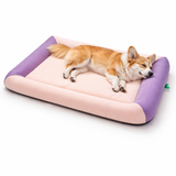 Cooling Dog Bed for Summer – Waterproof & Washable Pet Bed with Raised Edges