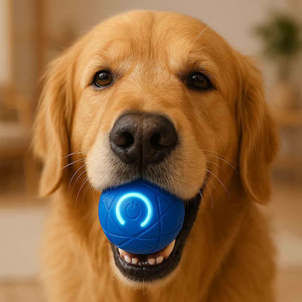 Interactive Jumping & Glowing Pet Ball | Motion Toy for Dogs and Cats