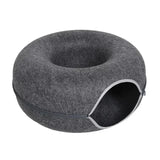 Cat Cave Bed | Dual-Level Felt Hideout for Playful & Cozy Cats