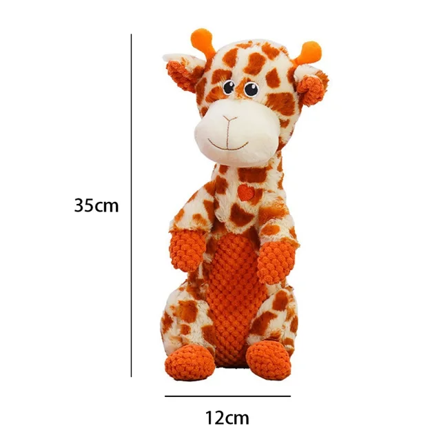 Robust Plush Dog Toy – Durable Squeaker Toy for Aggressive Chewers