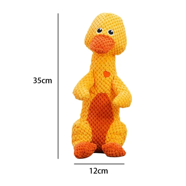 Robust Plush Dog Toy – Durable Squeaker Toy for Aggressive Chewers