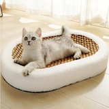 Cat Scratcher Lounge Bed – Cozy Resting Spot & Scratch Pad in One