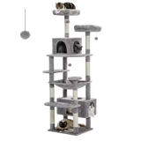 Modern Cat Tower with Scratching Posts | Luxury Multi-Level Cat Tree