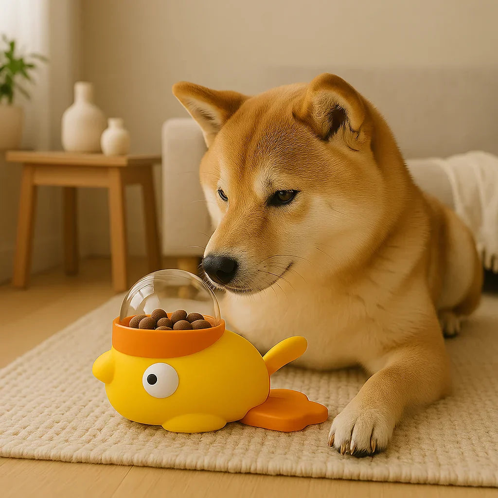 Interactive Dog Treat Dispenser | Smart Snack Toy for Training & Play
