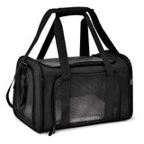 Large Cat & Dog Carrier – Soft-Sided Collapsible Travel Bag for Pets up to 25 lbs