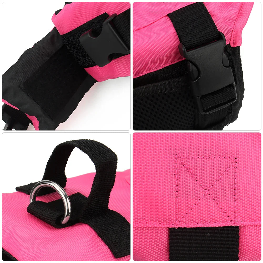 Shark Dog Life Jacket – Dog Swimming Vest with Handle & Reflective Strips