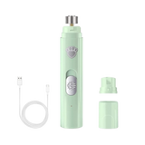 Pet Nail Grinder | Quiet Rechargeable Nail File with LED Light for Dogs & Cats