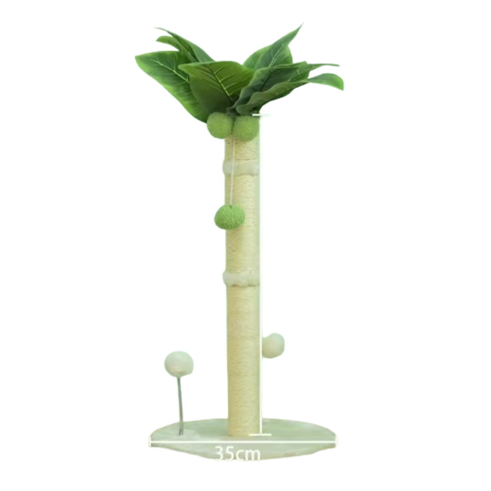 CocoPalm Cat Tree | Durable Coconut Rope Scratching Post for Cats