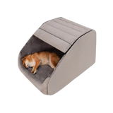 Dog Cave Bed | Washable Enclosed Pet House for Small & Medium Dogs