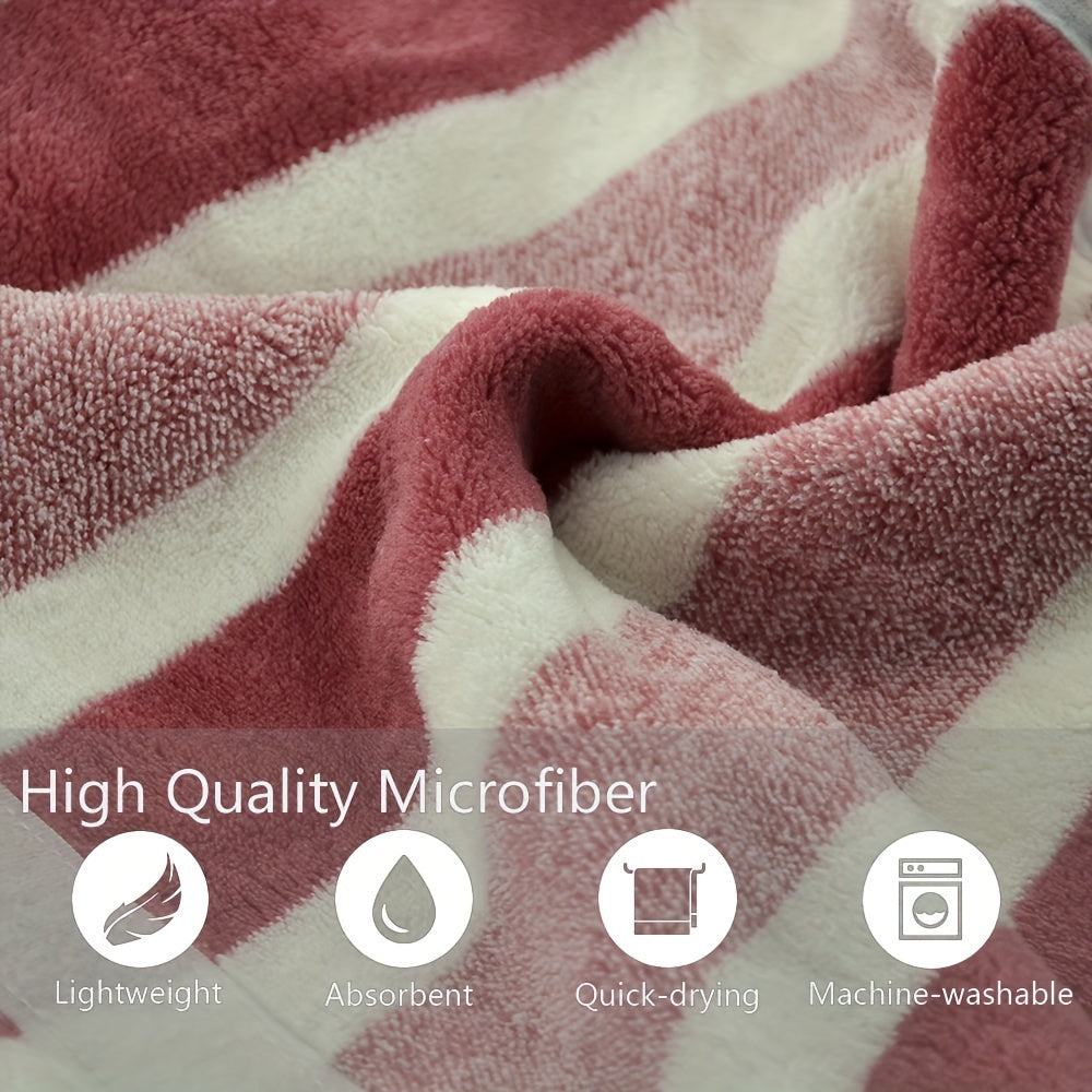 Quick Dry Dog Bathrobe Towel Coat – Super Absorbent Dog Drying Robe with Adjustable Strap