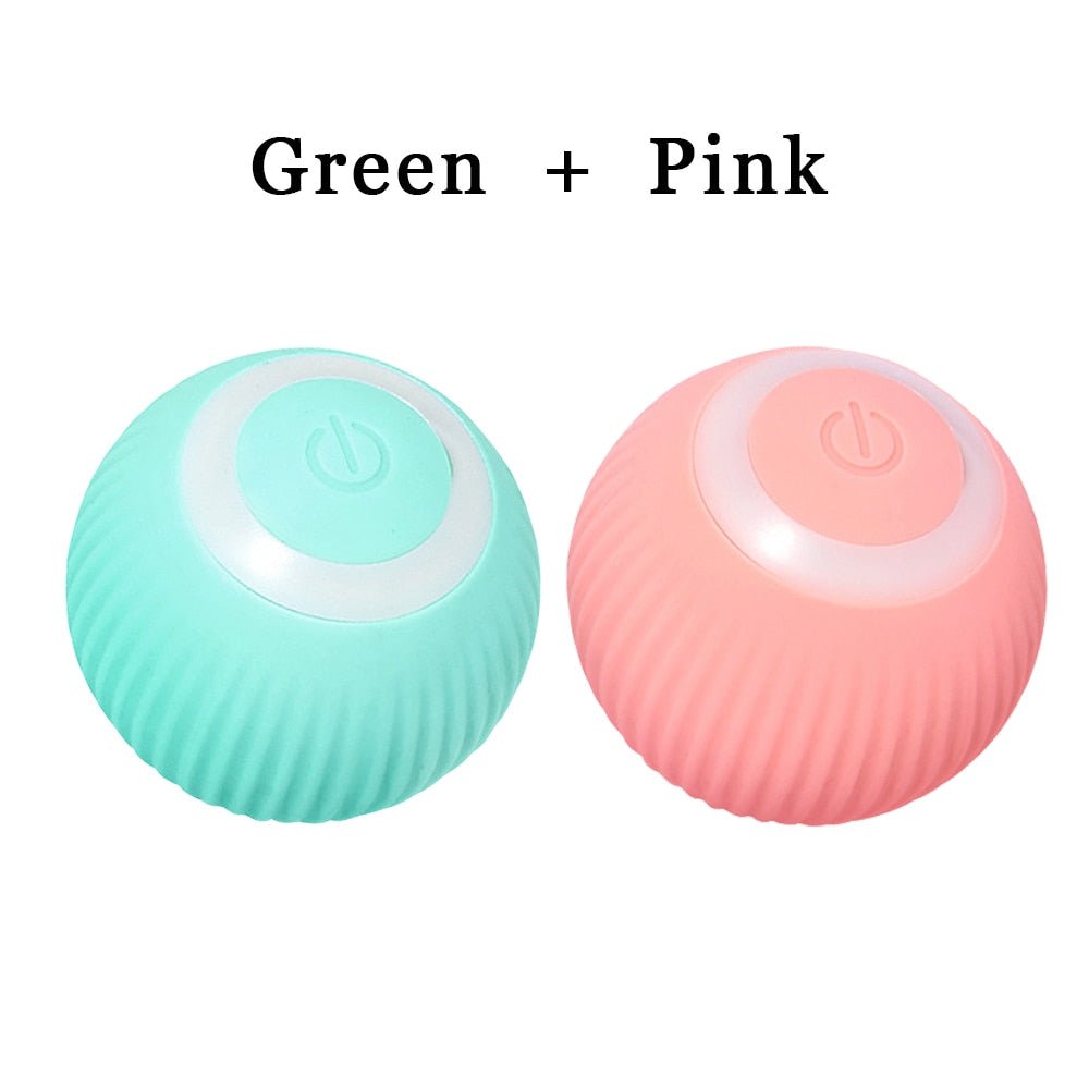 Automatic Interactive Ball Toy | Rechargeable Smart Cat Toy - Fun Rolling Play Ball