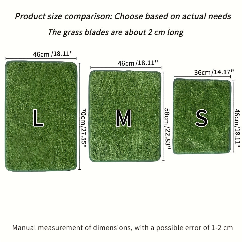 Washable Dog Grass Pee Pad – Reusable Artificial Turf Potty Training Mat