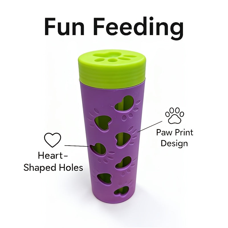 Interactive Dog Treat Dispenser Toy – Slow Feeder Puzzle Roller for Dogs & Cats