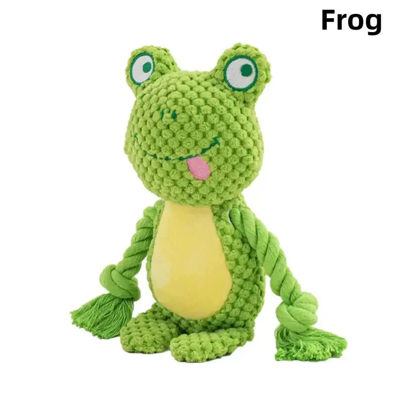Dog Rope Plush Toy | Durable Tug & Chew – For Strong Chewers