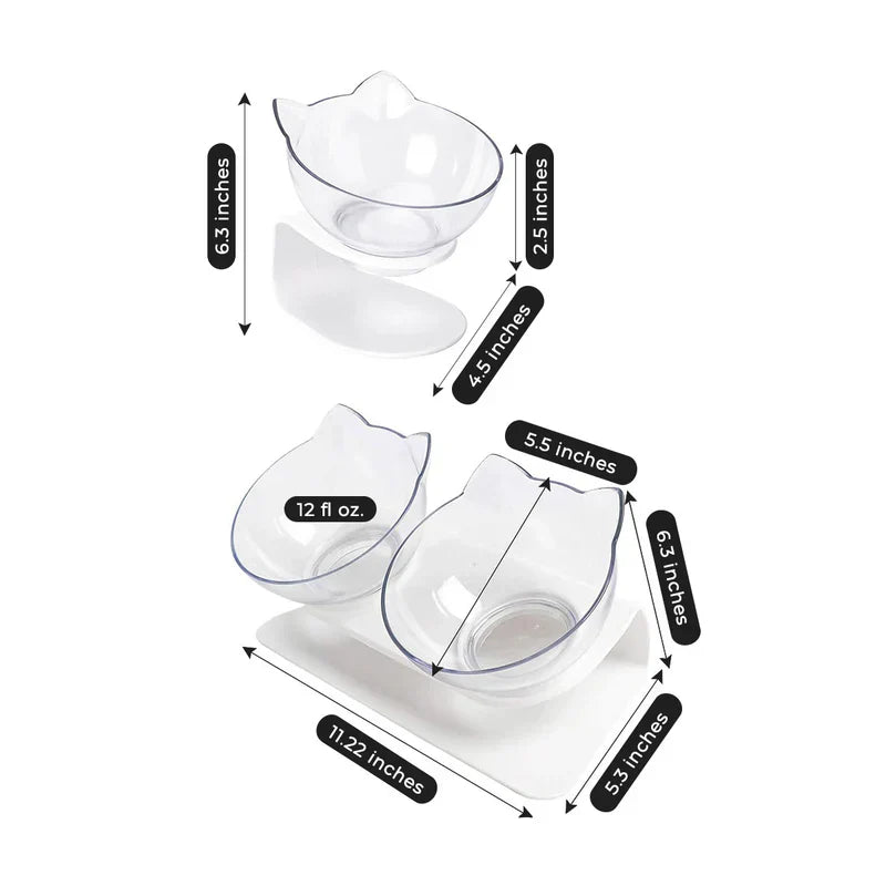 Anti-Vomiting Orthopedic Cat Bowl