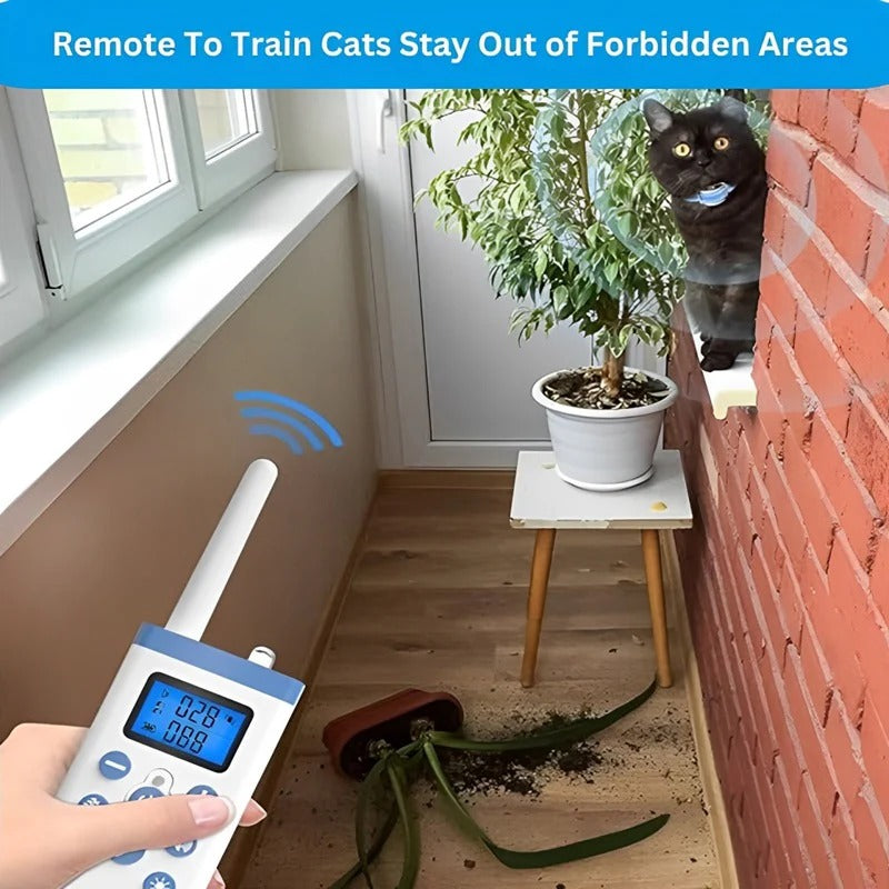 Adjustable Cat Training Collar | Gentle Sound & Vibration Feedback