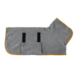 Microfiber Dog Bathrobe | Quick-Drying Adjustable Drying Coat for Dogs