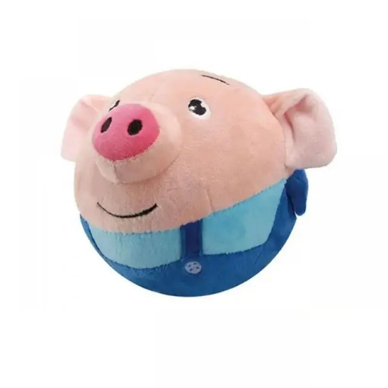 Interactive Plush Moving Ball Toy for Dogs | Motion-Activated Sound Play Toy